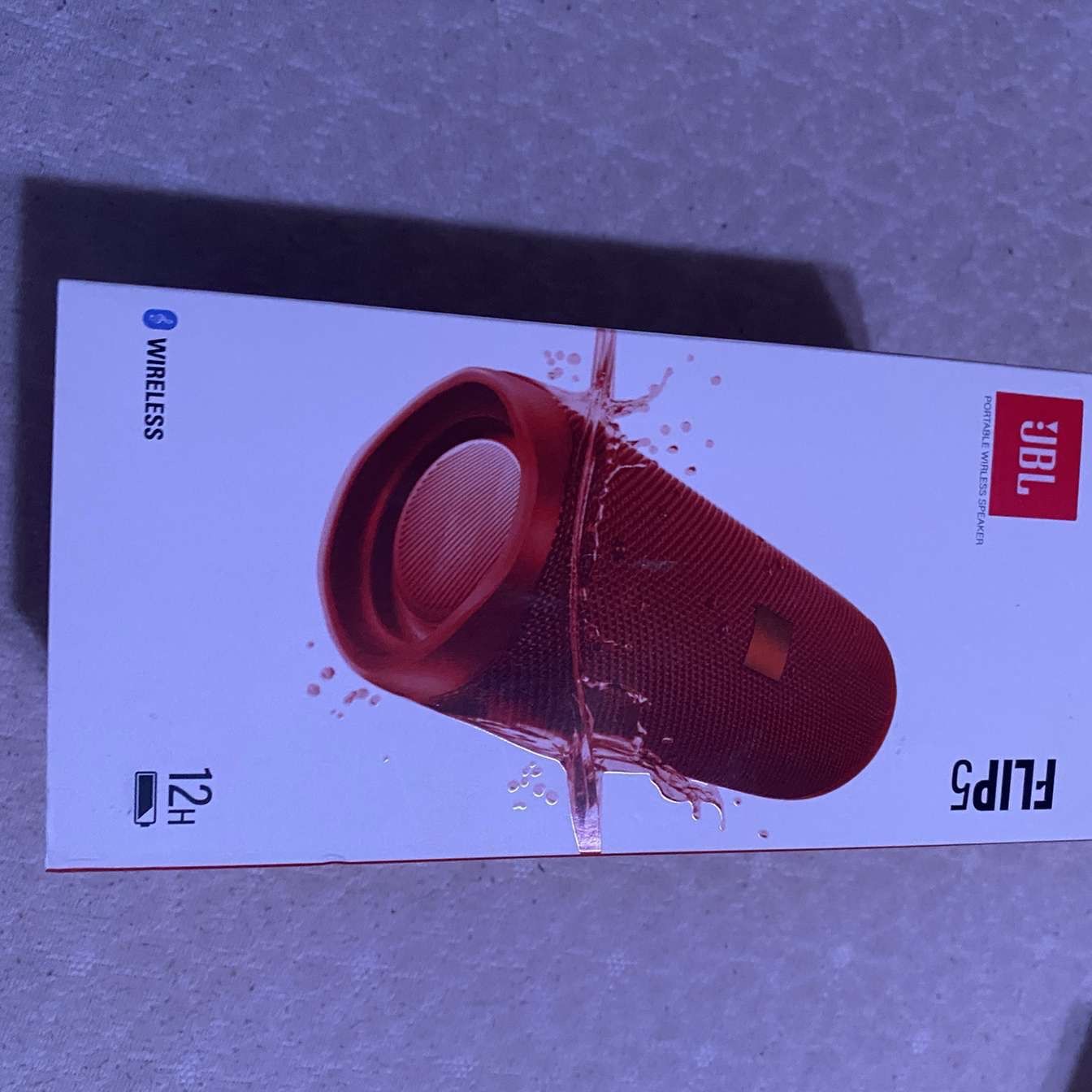 JBL FLIP 5 RED WATERPROOF SPEAKER 