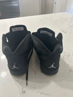 Jordan Air Jordan 5 Retro Black Metallic 2007  Sz 10.5  136027-004 Men's Mid
