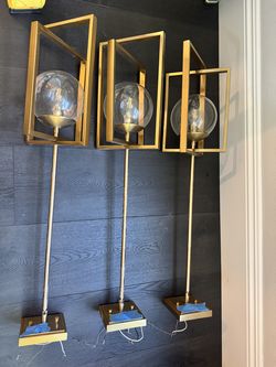 Modern 3-Light Gold Pendant Chandelier – Dining Room / Kitchen Island