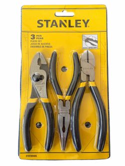 Stanley 3 piece Pliers Set