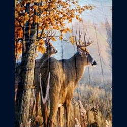 Deer Shower Curtain..70x82..Brand New!!..Outdoors Decor