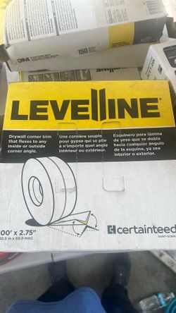 Levelline drywall corner trim for off angles