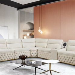 SECTIONAL WITH BLUETOOTH SPEAKER IN 3 GREAT COLORS!!!