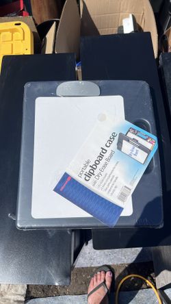 Clipboard case with dry-erase board