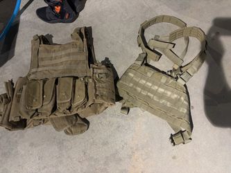 Military backpack straps and training vest