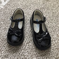 Black Dress Shoe Toddler Girls Size 6 