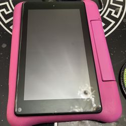 Reset Fire 7 Kids tablet, 7" Display, ages 3-7, 16 GB, (2019 release), Pink Kid-Proof Case 