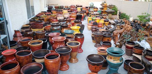 CLAY VASES MACETAS de barro