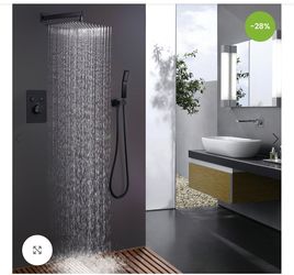 2-Function Thermostatic Complete Shower System With Handheld RB0812