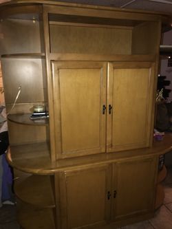 Entertainment center fair condition