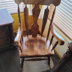 Solid Wood Rocking Chair