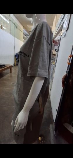 Fear of God Essentials Gray T-Shirt and Shorts Se