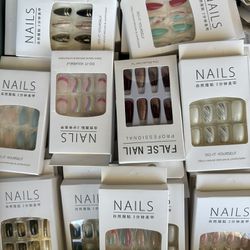 10 LOT Glam Brand Press On Nail Kits 