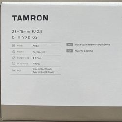 Tamron emount sony lens