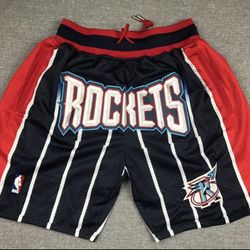 Rockets Just Don Shorts Size Large 