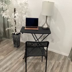 IKEA foldable table and chair