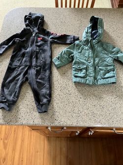 Baby jacket and outfit size 6 months and 12 months