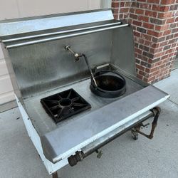 2 Burner Outdoor Stove - Wok Range