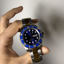 (200$)Rolex Submariner Date Two-Tone Blue
