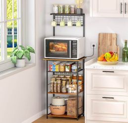 Baker's Rack for Kitchen with Storage