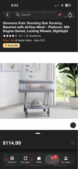 Brand new baby bassinet