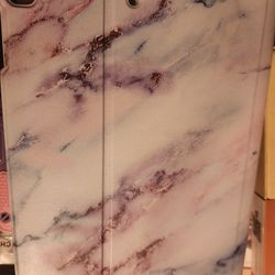 BUNDLE Fintie Pink Marble Case+wireless Keyboard For Ipad 6th Gen 7th Gen