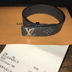 Louis Vuitton Slim Silver Bracelet 