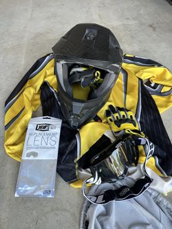 Dirt Bike Shirt Pants And Helmet