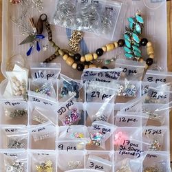 Lot Of Crafting/ Jewelry Making Supplies. 