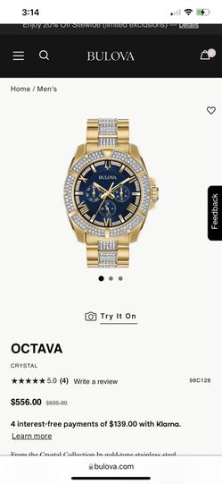 Bulova Watch Got It About 2 Weeks Ago Never Worn Once Not Even Try On 