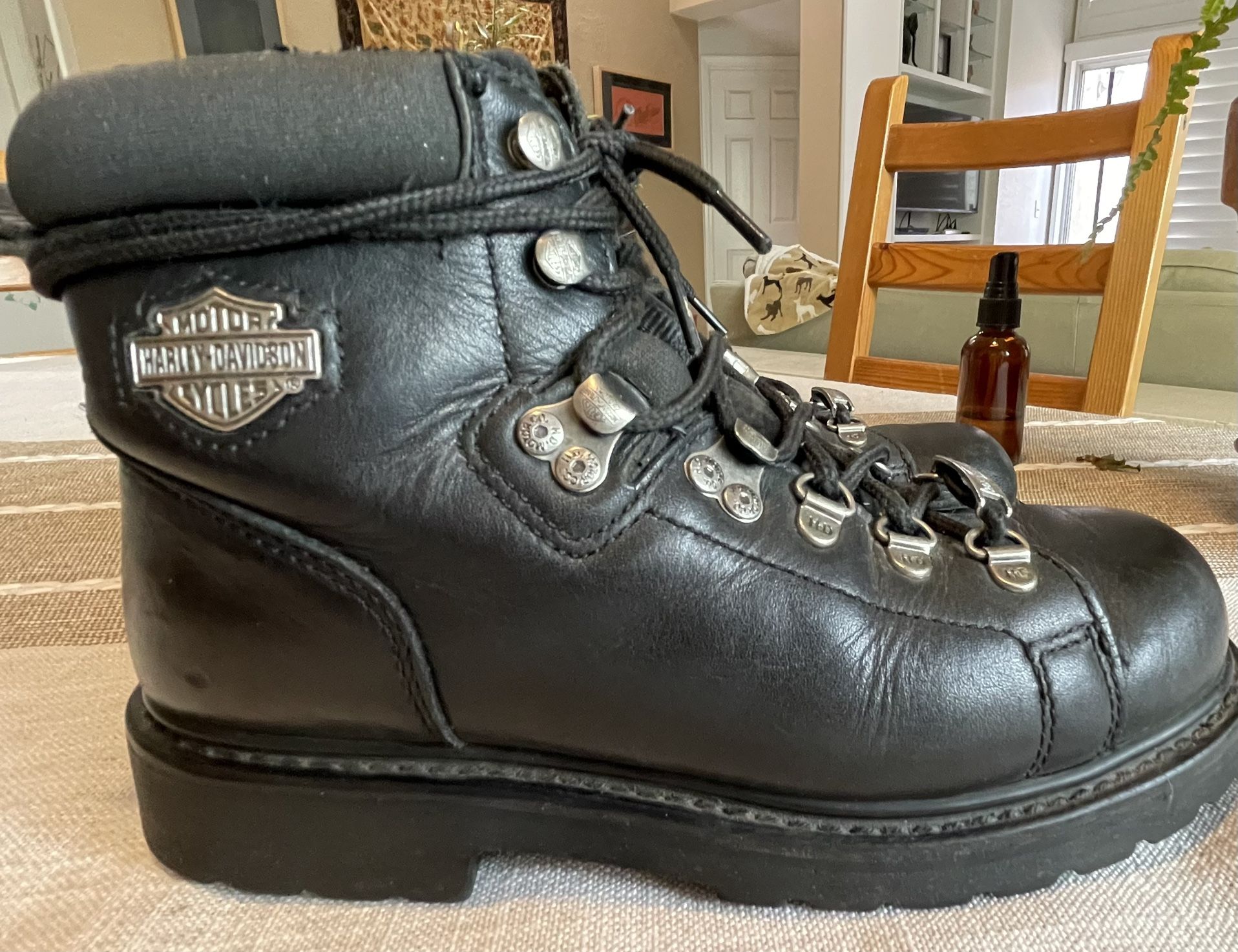 Harley-Davidson Dipstick Motorcycle Boots Women 7 U.S. | 38 EU - Black Leather