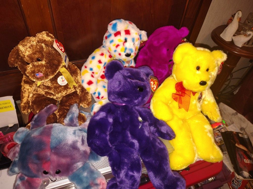 Large TY Beanie Babies (Prince Diana &More)