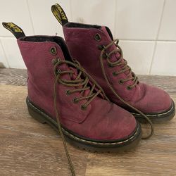 Pink/ Purple Womens Doc Martin Air Wair Boots
