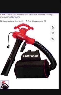 Craftsman 12-Amp Corded Leaf Blower Vacuum & Mulcher brand new