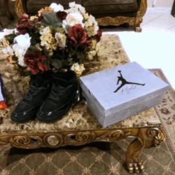 Black cat Jordan 3’s used