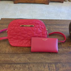 Betsey Johnson Purse & Kate Spade Wallet 
