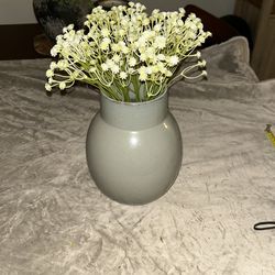 Ceramic Sage Green Vase
