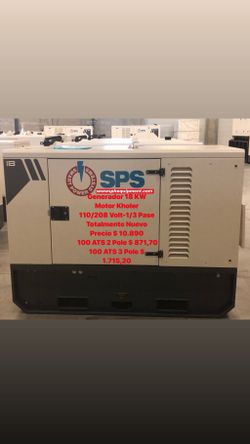 Generador 18 KW / 60 Hz