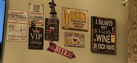 Wall Decor for bar