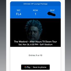 The Weeknd Floor Row 1 Today's Show