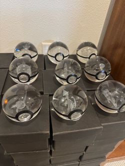 NEED GONE!! COLLECTIBLE GLASS POKEMON BALLS