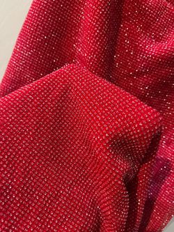 Shining dress, sparkling, red, medium