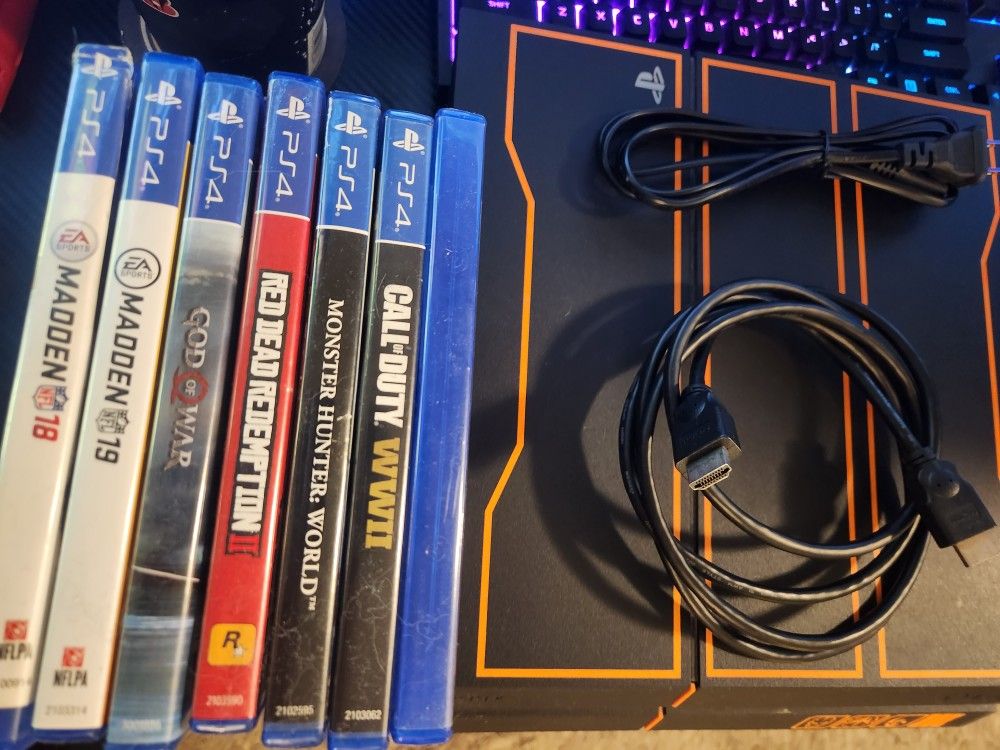 Ps4 Special Edition Black Ops 3 W/ Games Controller