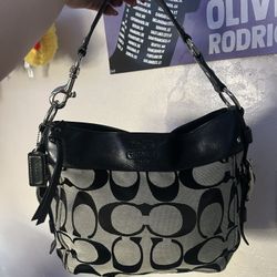 Coach Zoe Signature Hobo Shoulder Bag