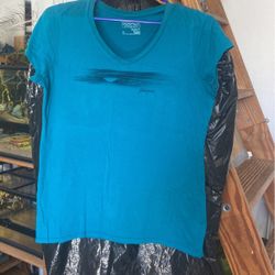 Medium Blue Womens Patagonia T Shirt 