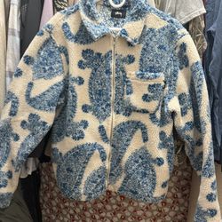 Stussy Sherpa Jacket Size M