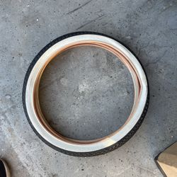 Low Rider Bike White Walls 1 Pair! Fenix 20" x 1.75" Brick White Wall TIRE