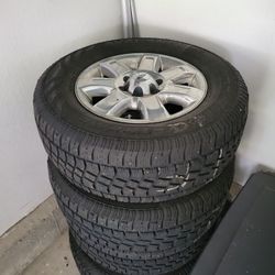 275 65 R18 Studded Snow Tires On Wheels F150