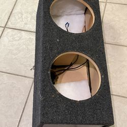 Subwoofer box for 2 10” with grills included