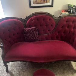 VINTAGE VELVET COUCH